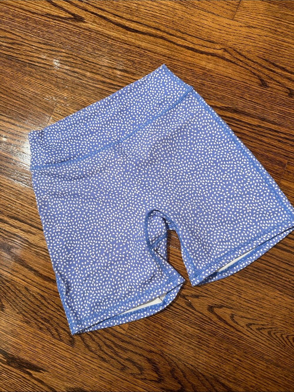 BuffBunny Blue bossy print Bike Shorts
